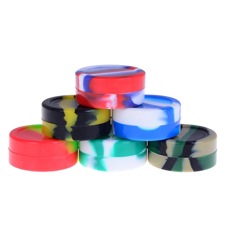 

Random Color 10ml Nonstick Silicone Container Cosmetic Box Pill Case Medicine Boxes Medical Drugs Tablet Empty Holder