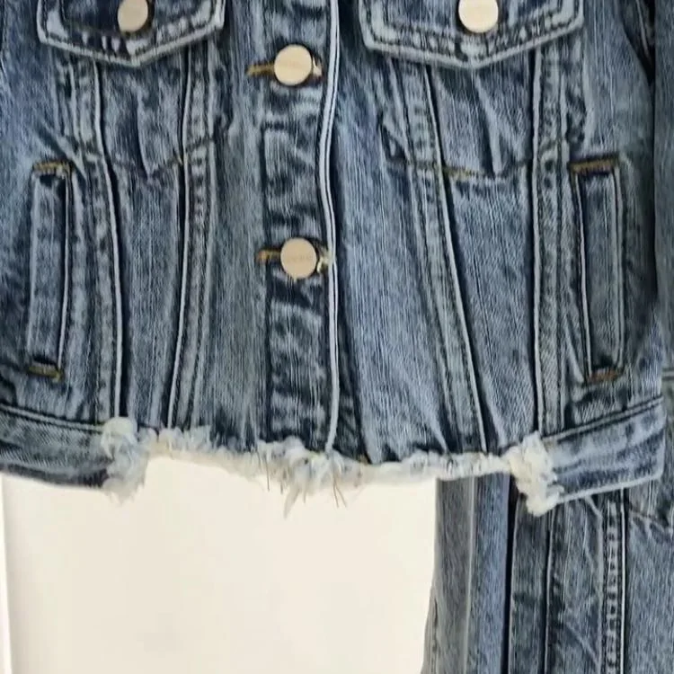 PPXX/Женская куртка джинсовое пальто одежда для мамы и дочки Одинаковая всей семьи