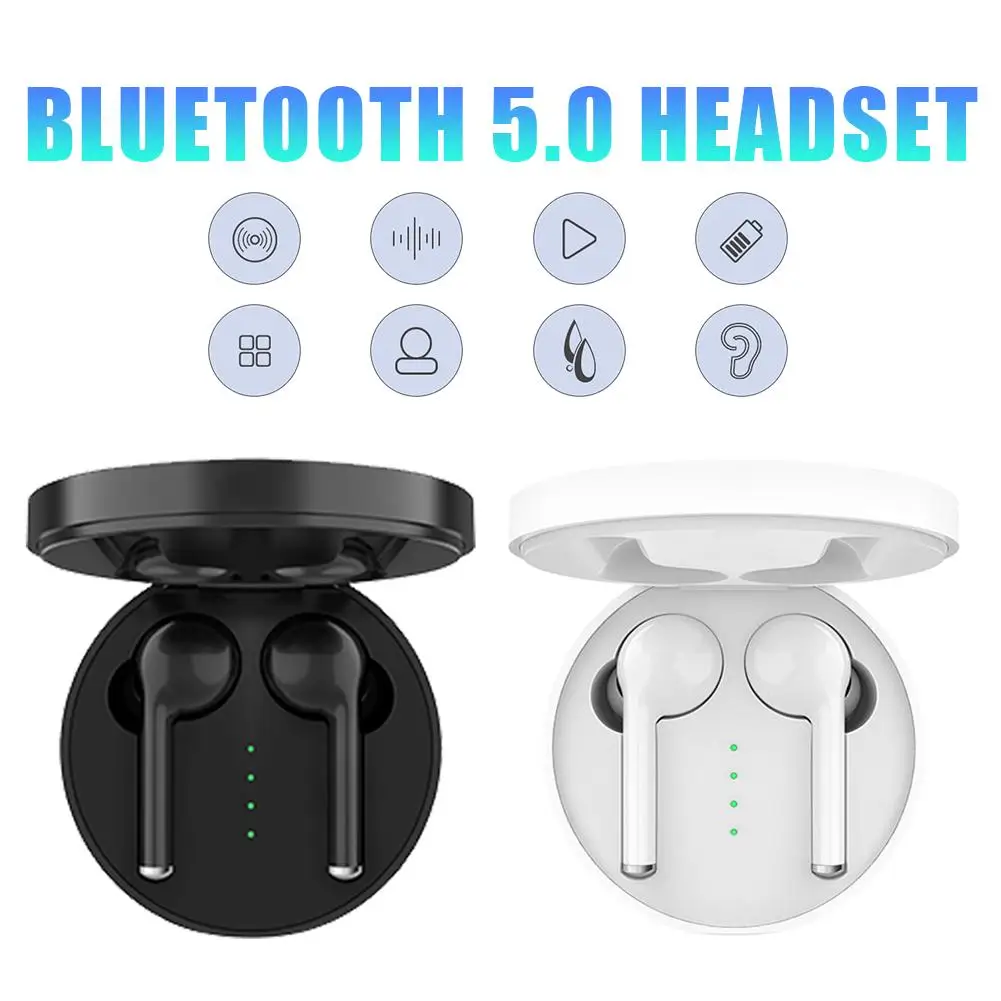 TW40 TWS Беспроводные Bluetooth 5 0 наушники стерео HiFi гарнитура громкой связи звонки со