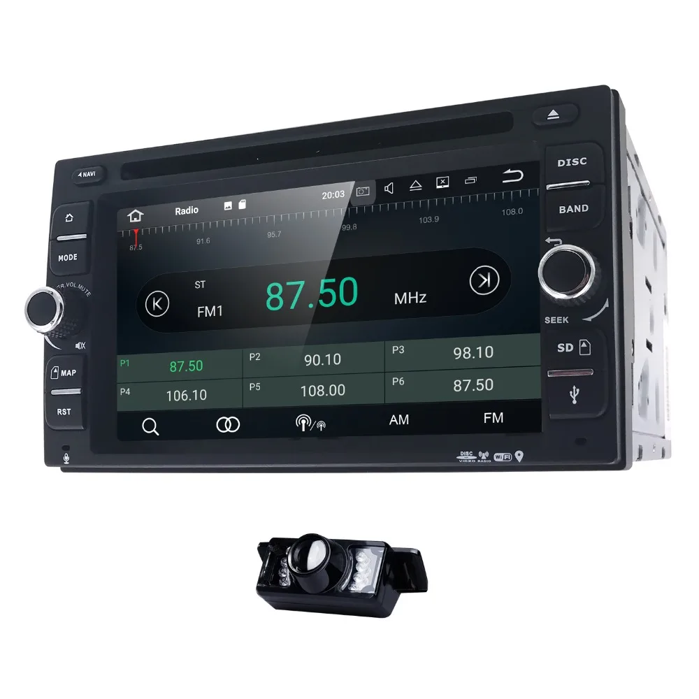 Qcta Core 2 DIN Авторадио Android 8 0 автомобильный DVD Мультимедиа стерео плеер для Nissan XTRAIL