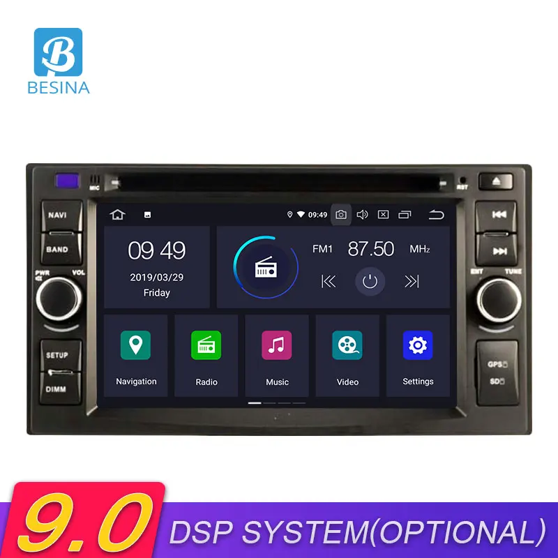 Автомобильный DVD плеер Besina Android 9 0 для Kia Cerato Sportage Sorento Ceed Optima GPS навигация