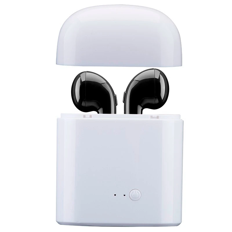 WELLLON TWS I7S беспроводные наушники Bluetooth V4.2 стерео гарнитура с микрофоном для Iphone 7 plus