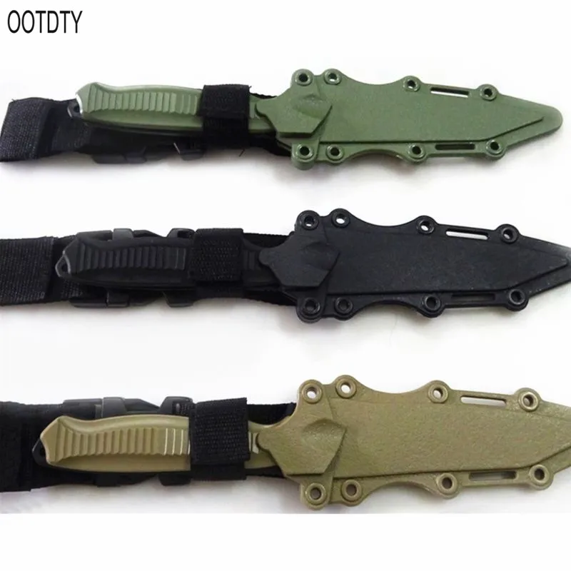 OOTDTY безопасный 1: 1 Тактический резиновый нож для военной подготовки энтузиастов