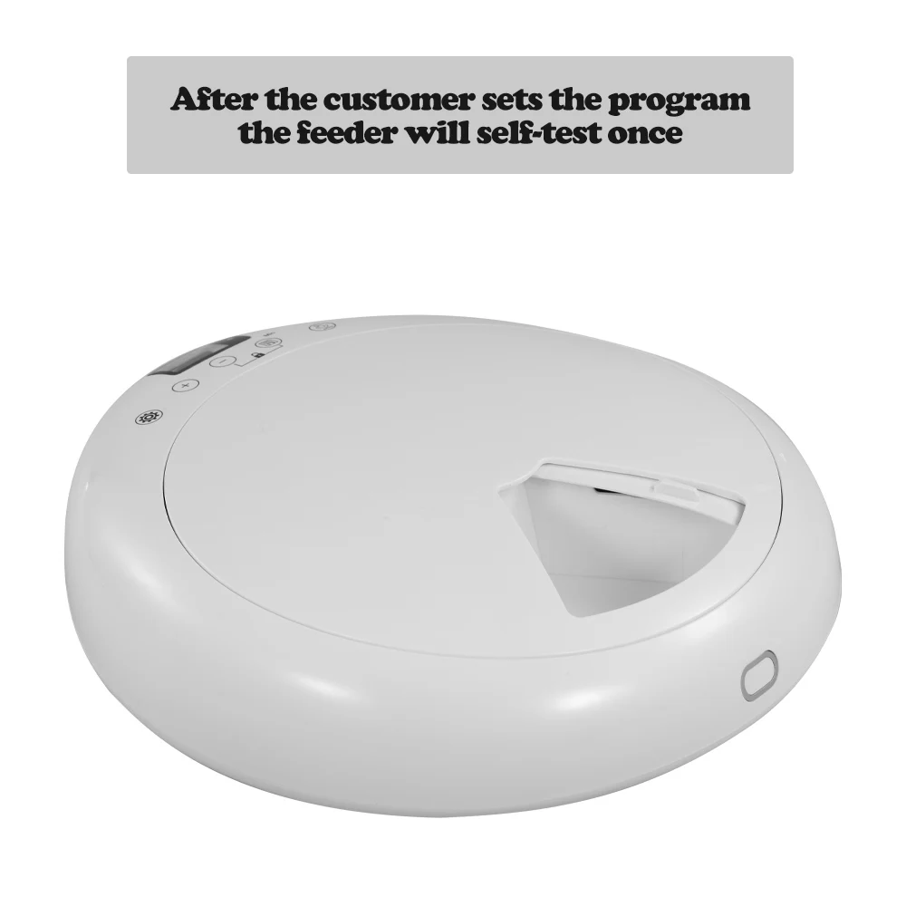 

Automatic Dog Pet Feeder Timer Dog Food Dispenser Food Bowl for Cats Dogs 6 Meal Voice Recorder Time Programmable Pet Supplies