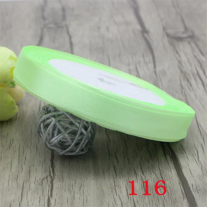 C23 Light Green 1 кг/лот(25 ярдов) 10/12/15/20/25/40 мм сплошной Цвет Рождество атласные ленты для упаковки одежды смычка DIY кружевной отделкой аксессуары U0303 - Цвет: C23 Light Green