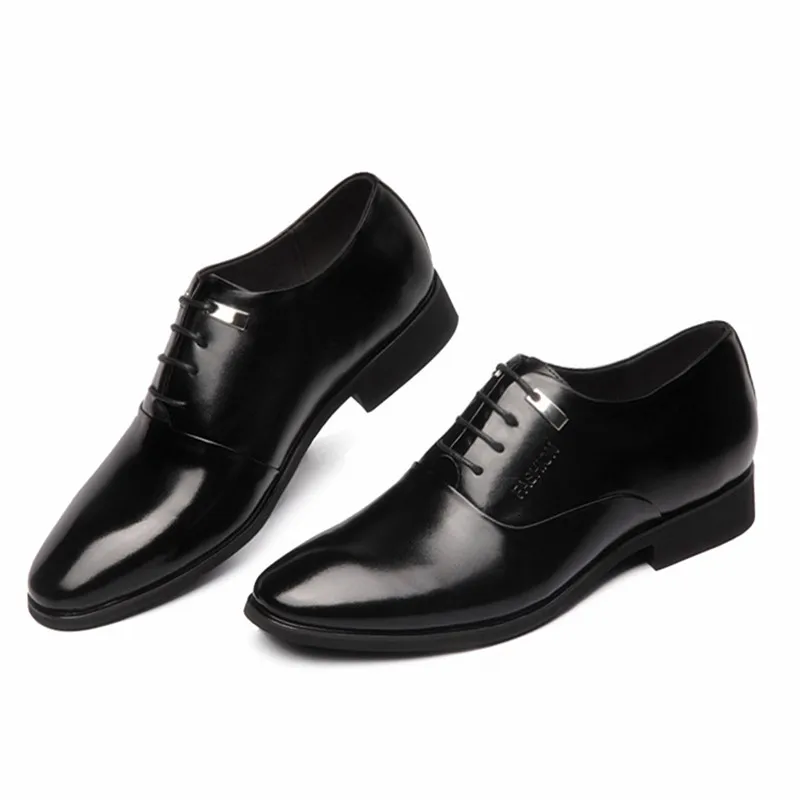 6 см визуально увеличивающие рост Брендовые туфли из натуральной нешлифованной