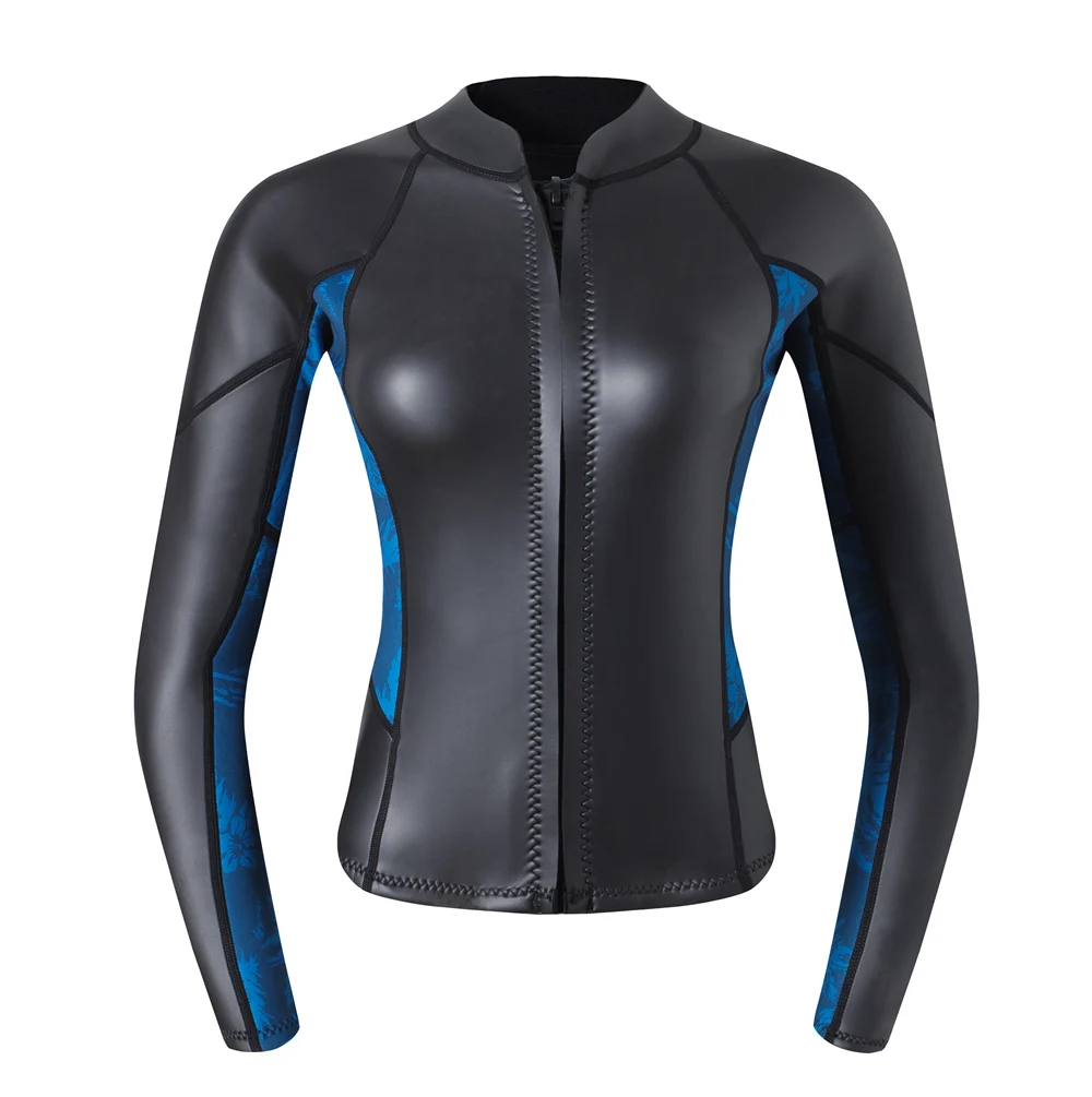 

Dive & SAIL women's 2 mm Wetsuit Jacket Top Long Sleeve Neoprene Wetsuits