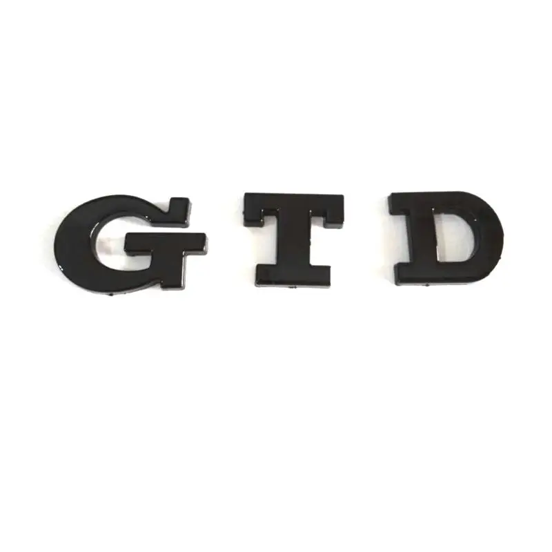 10 шт. Бесплатная доставка небольшие автомобильные наклейки GTD из АБС-пластика
