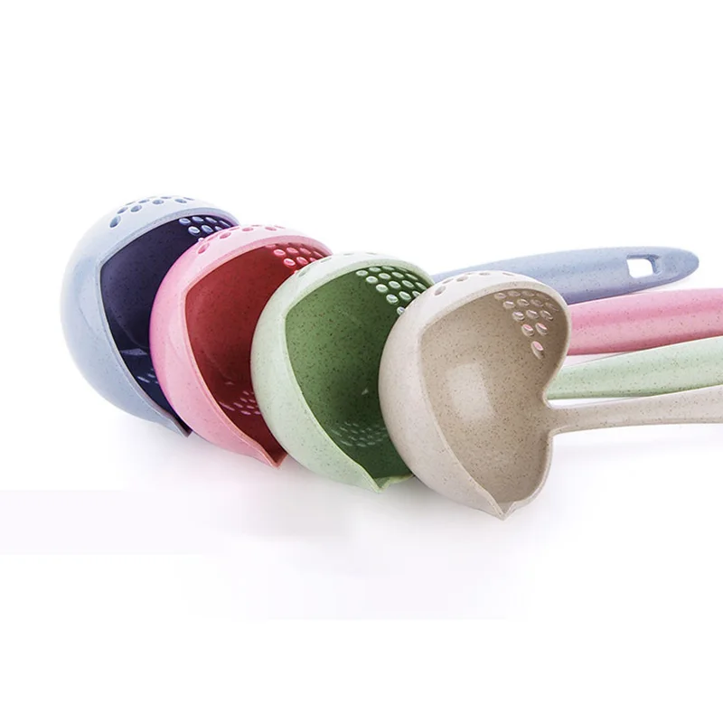 2 в 1 ложка для супа кухонные ложки с длинной ручкой Милые Ложки каши из пшеничной