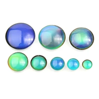 10pcsbag cabochon color change by temperature 8 10 12 14 16 18 20 25 30mm round shape for making jewelry diy