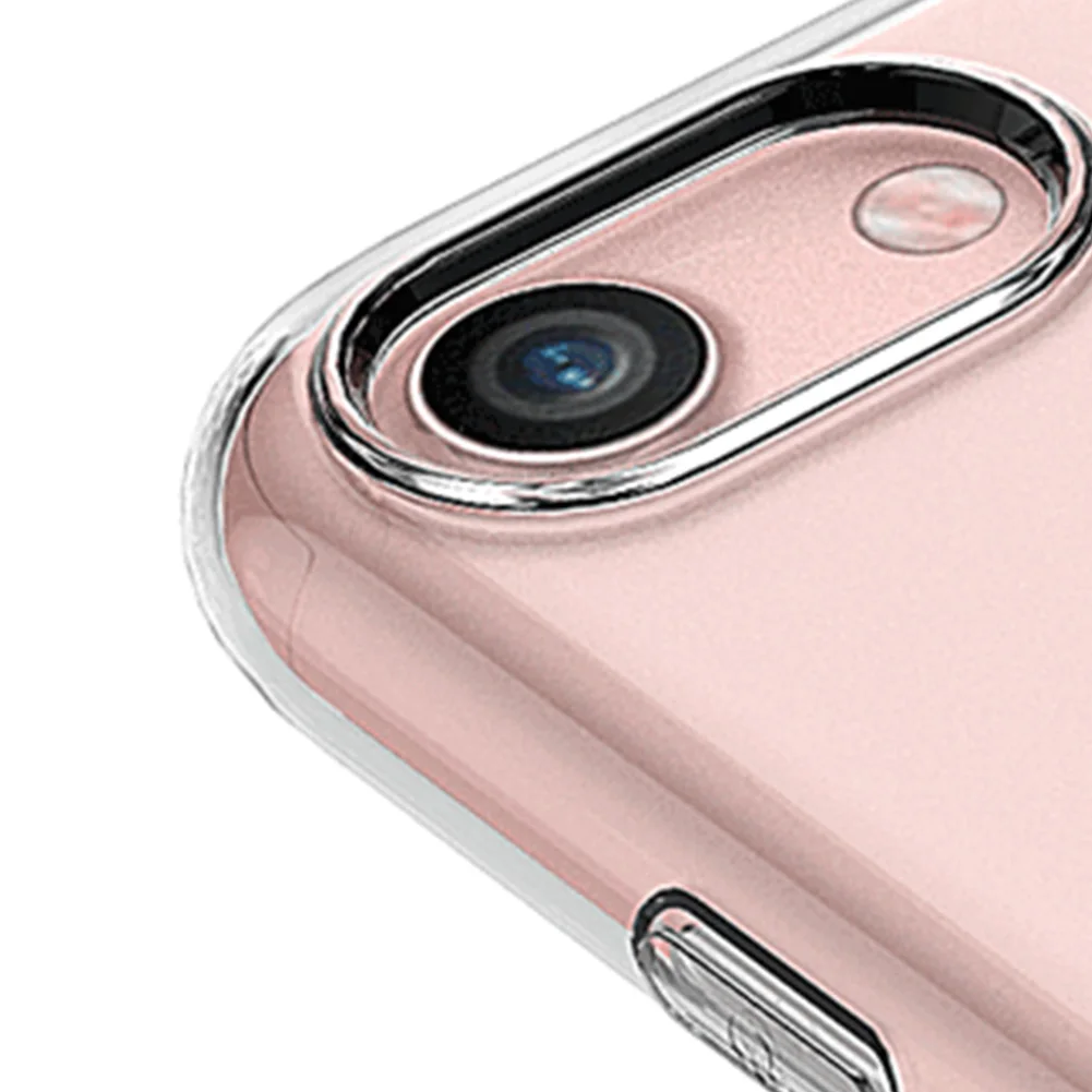 Модный прозрачный чехол для телефона iphone TPU Мягкий тонкий сотового Прозрачный