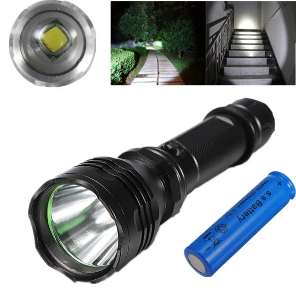 Высококачественные водонепроницаемые светодиодные фонарики 5 режимов 18650 лм|led