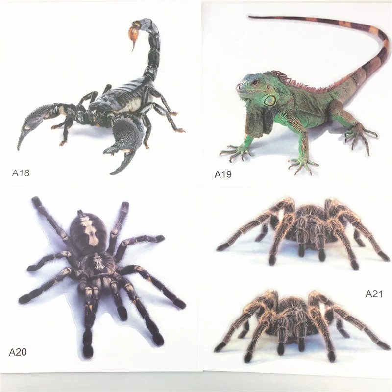 3d-наклейка на автомобиль стикер в виде паука ящерицы Скорпиона для Mazda 2 3 5 6 CX5 CX7 CX9