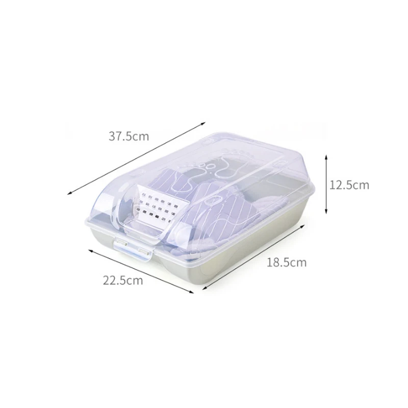 

Quality Large Transparent Shoe Storage Box Plastic Thicken Dustproof Container Case Box Stackable Family Practical Organizer