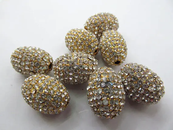 high quality metal &amp czech rhinestone spacer barrel rice egg silver antique gold black mixed jewelry finding 8x12mm 50pcs | Украшения и