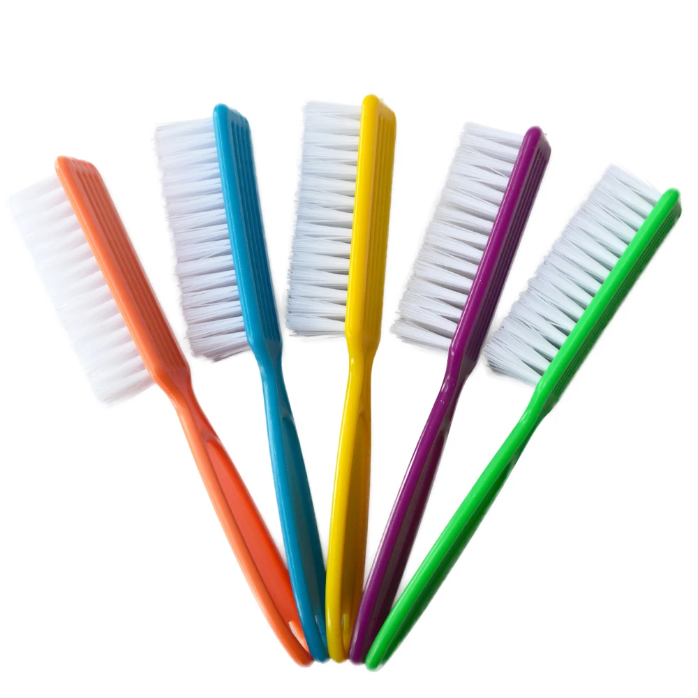 Пластиковая щетка для чистки ногтей 1 шт. инструменты ухода за пальцами пилка