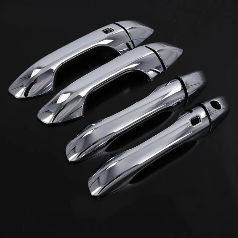 8 шт. защитные молдинги на дверную ручку автомобиля из углеродного