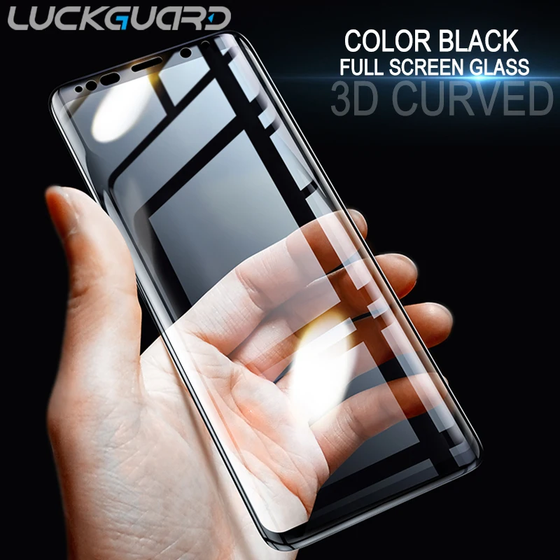 3D изогнутые полный Экран защитный (не клей) закаленное Стекло для samsung S8 S9 плюс Galaxy