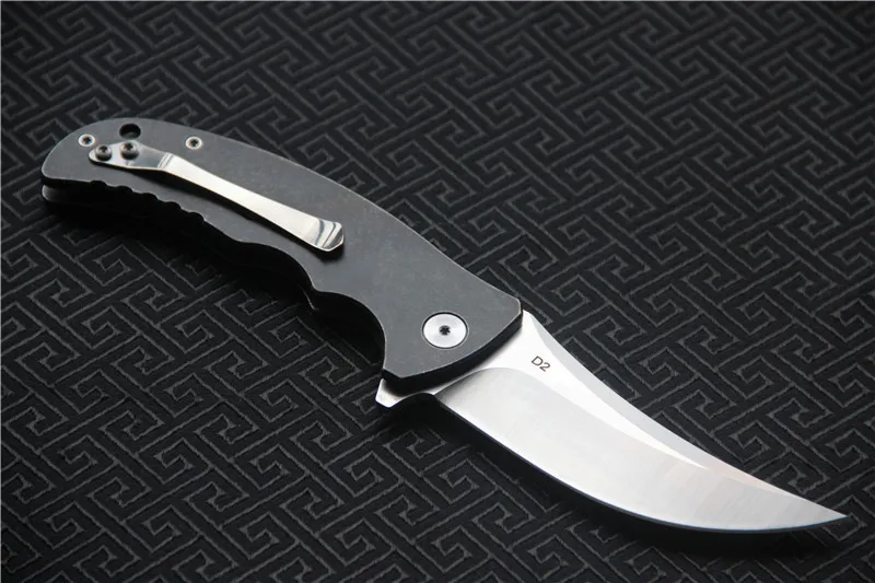 Новинка 2018 года складной нож из нержавеющей стали D2 порошковой 58-59HRC для