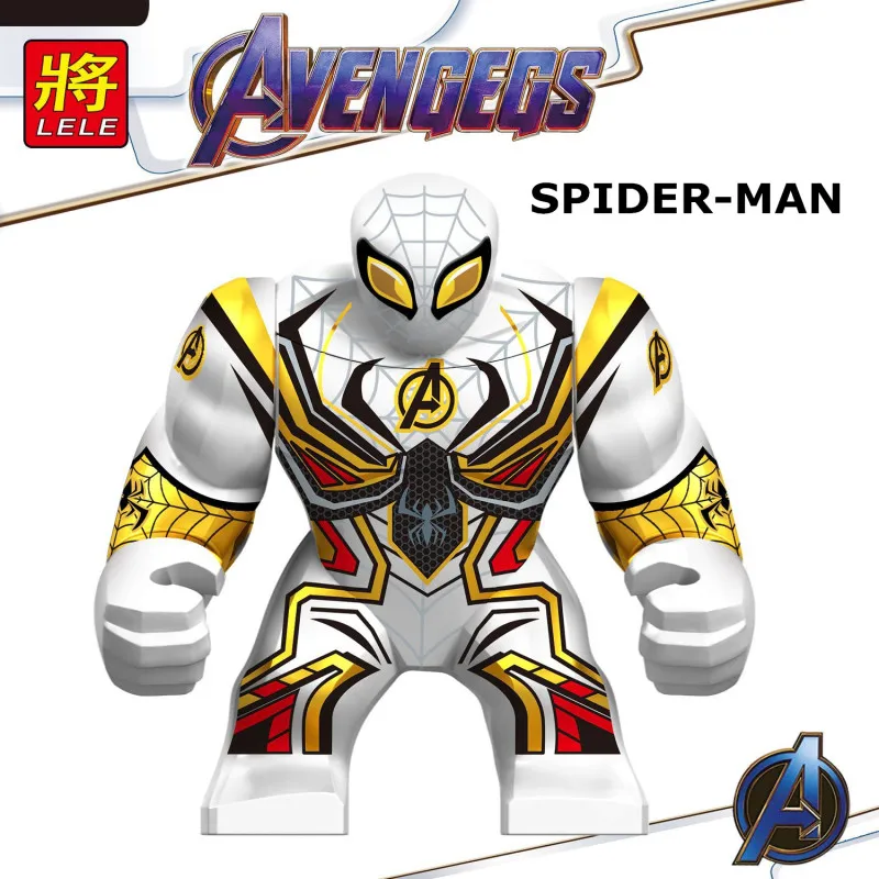 30 шт./лот Халк Капитан Марвел Супер Герои строительные блоки игрушки Мстители 4