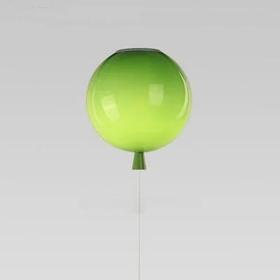 Green Современный красочный воздушный шар гостиная светодиодные потолочные светильники детская комната потолочный светильник для ресторана Hanglamp домашний деко - Цвет корпуса: Green
