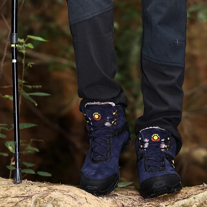 Новинка Зимние ботинки для альпинизма и путешествий теплые Martin на меху