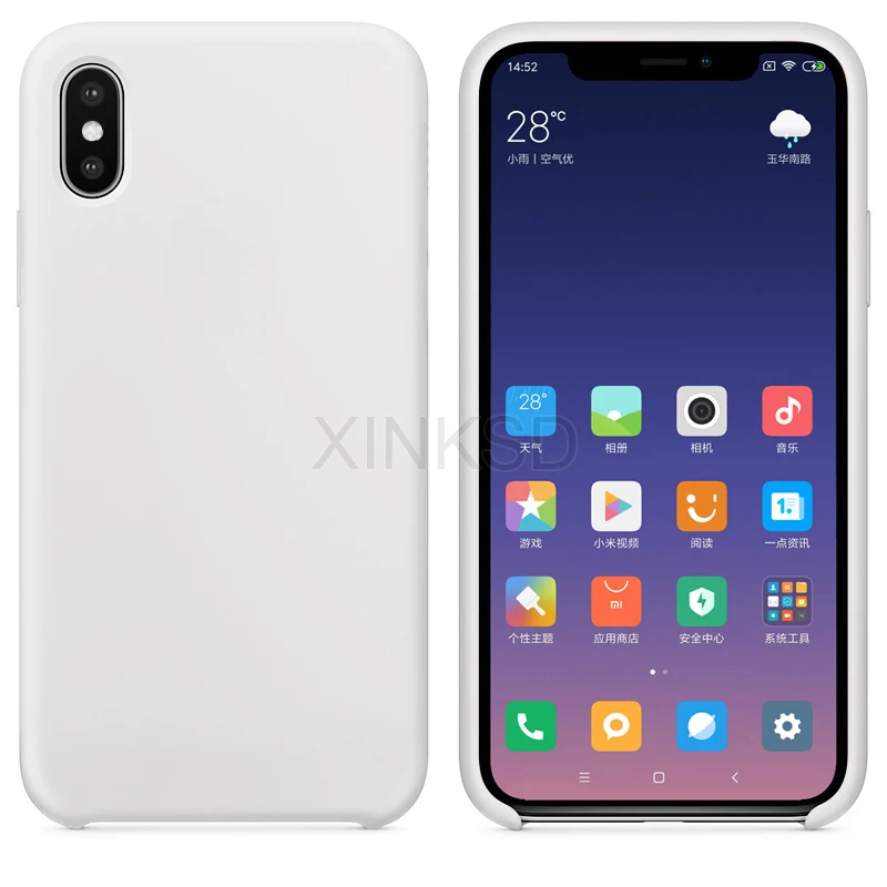 White Жидкий силиконовый чехол для Xiaomi mi 6X A2 8 SE mi X 2S Прекрасный карамельный цвет чехол для телефона для Xiaomi mi 8 чехол T25 - Цвет: White