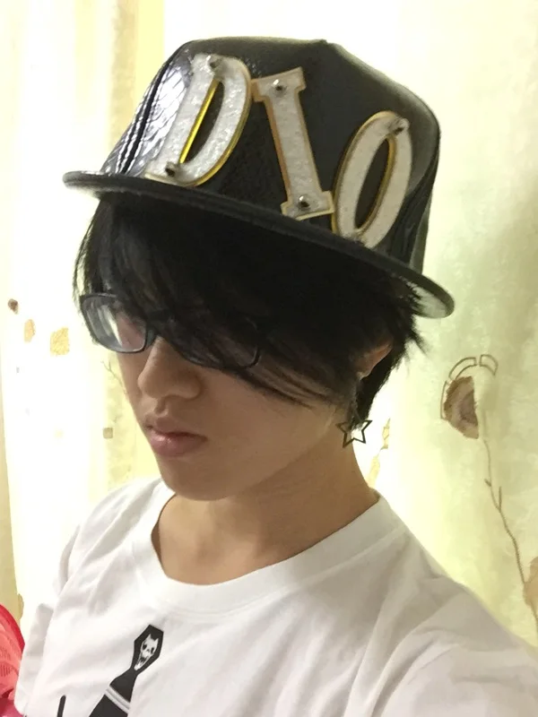 Чёрная кожаная шляпа для косплея брендо Дио невероятные приключения Джоджо |