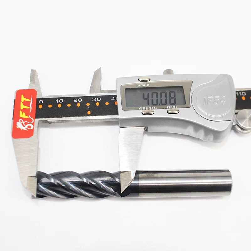 1 шт. HRC50 14 мм твердосплавные торцевые фрезы торцевая фреза D14X40LXD14X100L 4 канавки