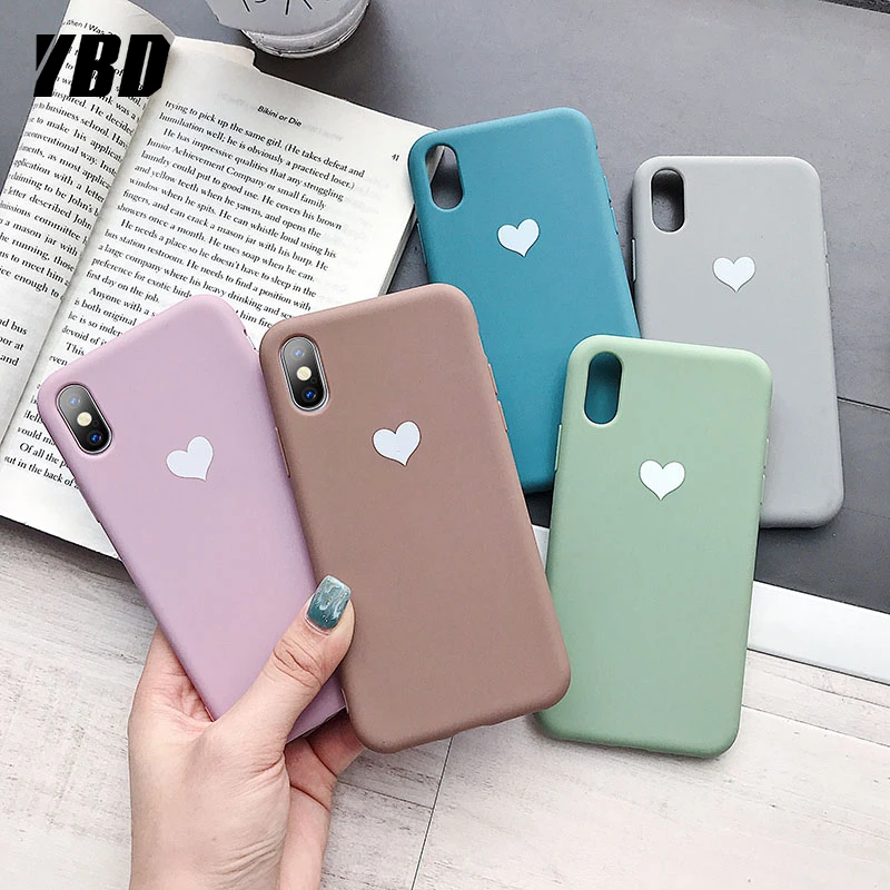 YBD Чехлы ярких цветов для iPhone 7 8 XS 11 pro Max 6s 6 мягкий чехол X XR Funda Coque светящийся Plus |