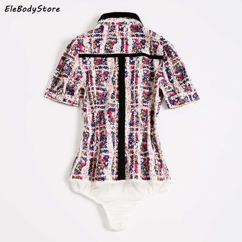 Для женщин блузка-комбидресс летние Blusa Feminina женское, с коротким рукавом, топы и блузки принтом женские офисные рубашки для мальчиков Одежда для детей