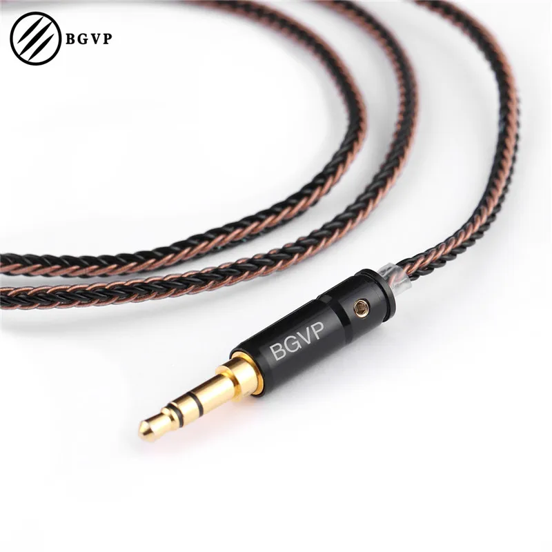 BGVP 130 см аудиофил 3 5 мм HiFi Aux для наушников кабель аудио динамик мобильный телефон