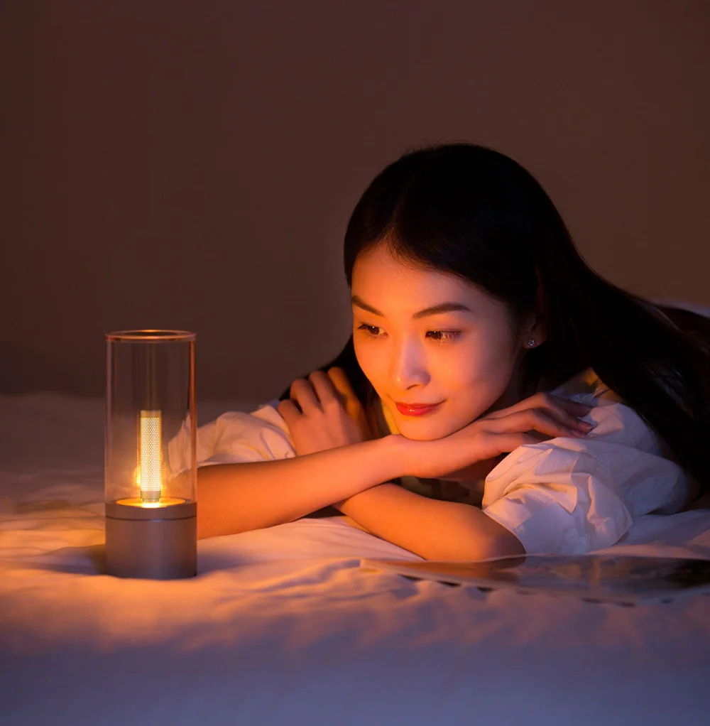 xiaomi Йи светильник mi jia кандела Smart Управление светодиодный Ночной светильник, светильник для mi home приложение, xiaomi smart home комплекты
