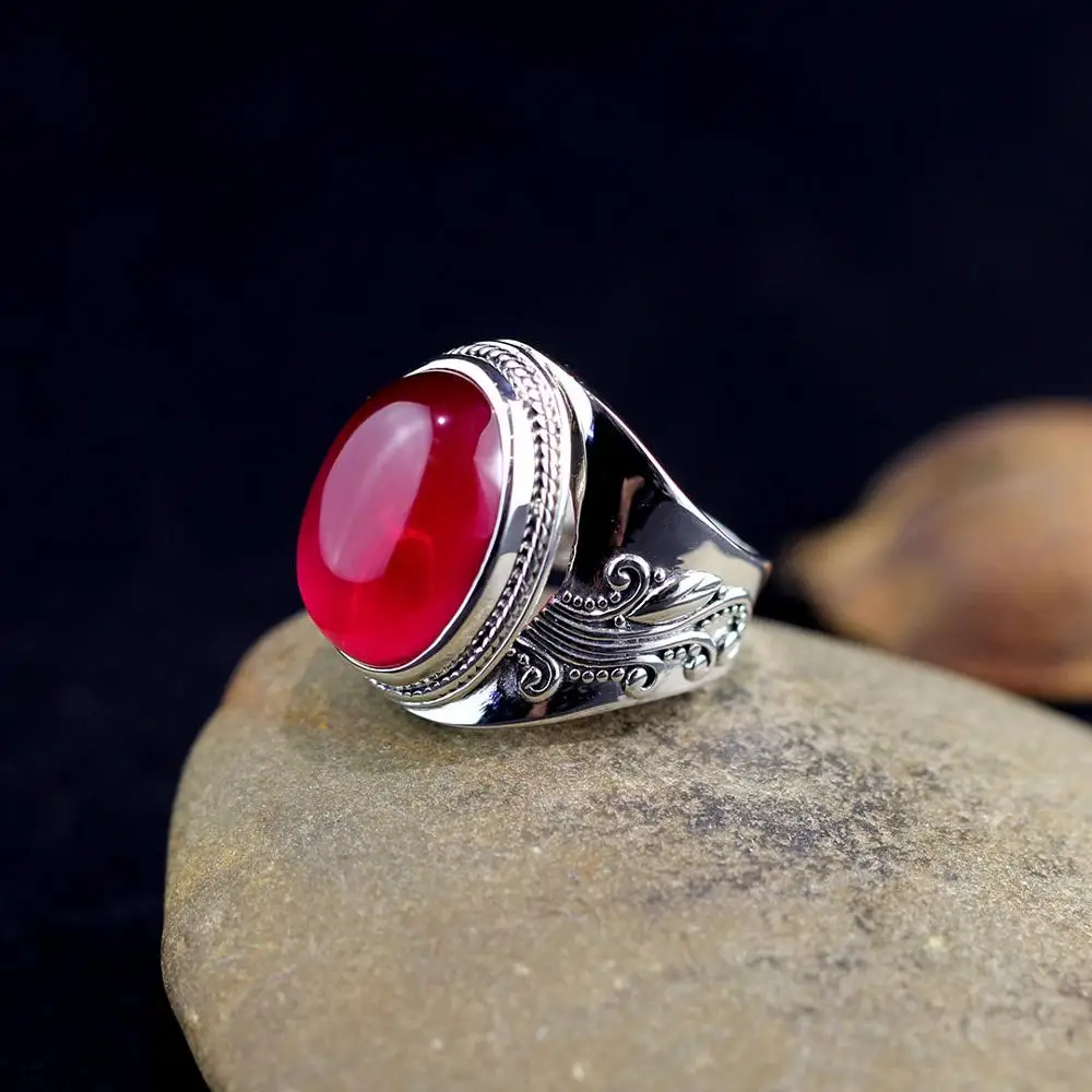 Кольца Для женщин мужчин 100% реального стерлингового серебра 925 Fine Jewelry природных