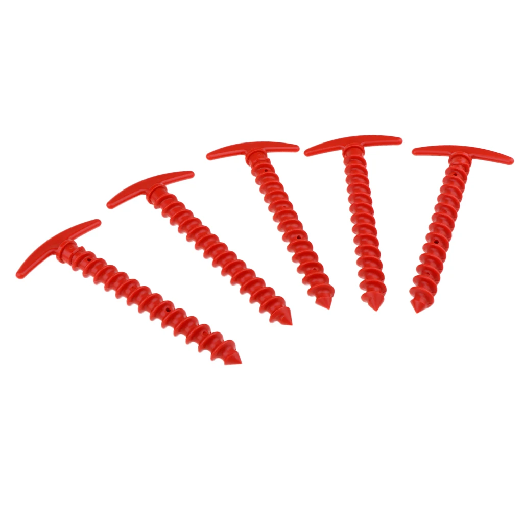 5 шт. пластиковые колышки для палатки шипы песка газона пляжные одеяла компактные