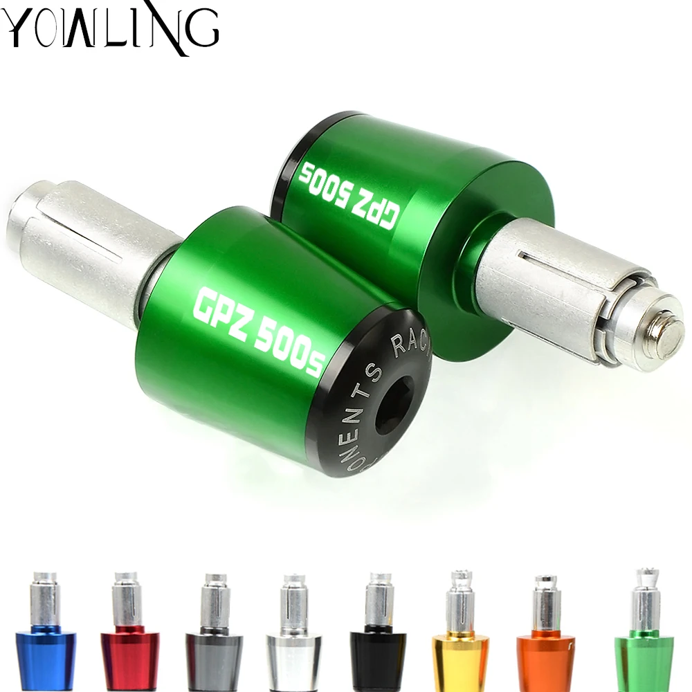 22 мм ручкой мотоцикла бар заканчивается ручки для Kawasaki GPZ500S 1990 2009 2001 2002 2003 2004 2005 2006