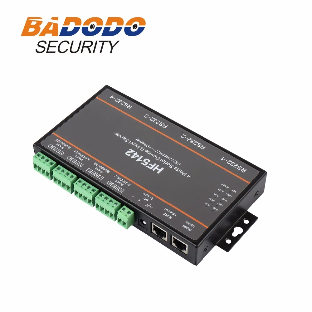 Конвертер RS232 RS422 RS485 в Ethernet сервер 4 последовательных порта устройство HF5142B с