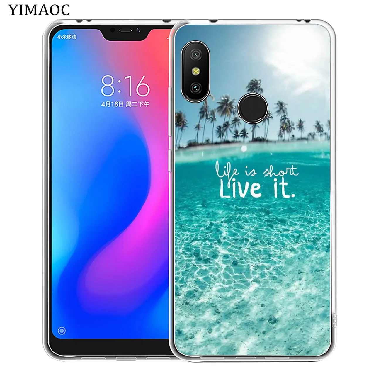 Мягкий силиконовый чехол для телефона YIMAOC Life and Death Xiaomi MI Redmi 8A 7A 6A 5A 4X Note 8 7 6 Pro 5 Plus |