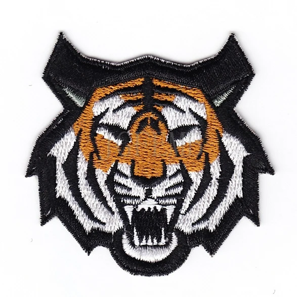Черный фон с цветным дизайном SWAT The tiger morale тактические военные значки вышивкой