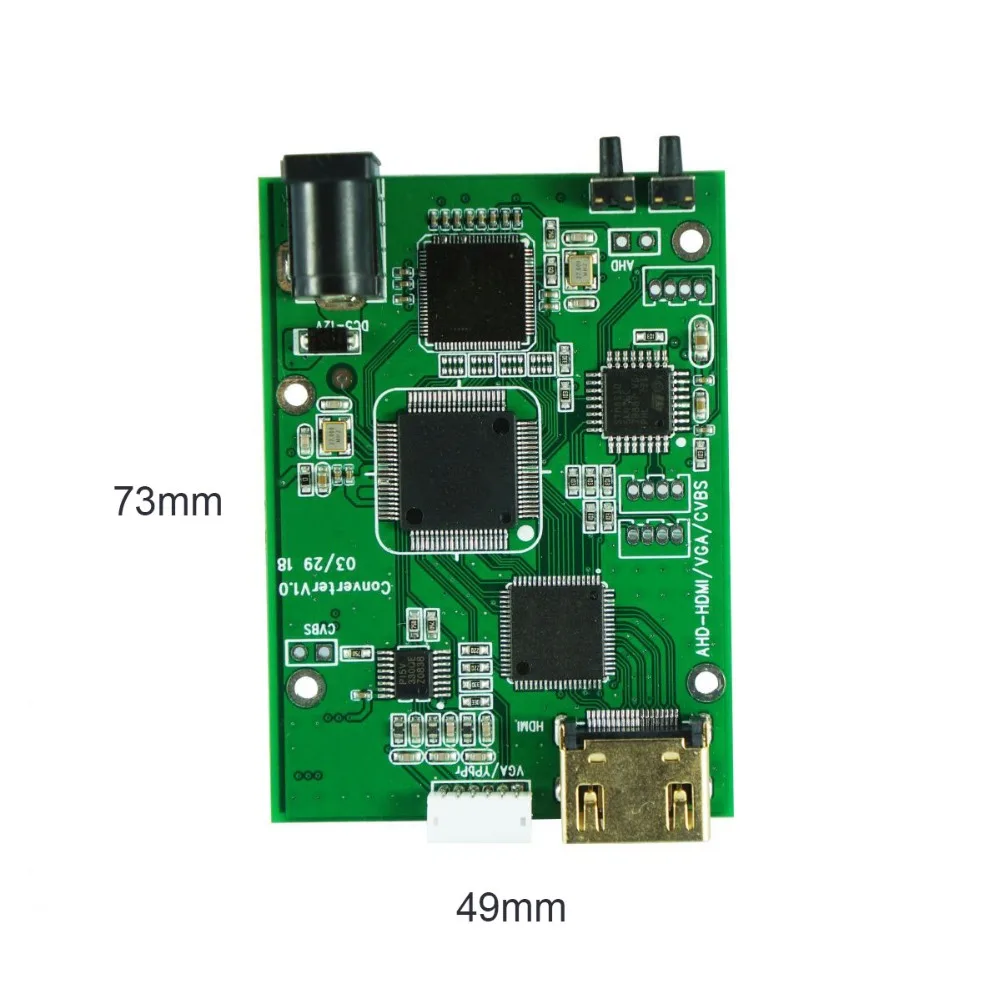 AHD41 4 в 1 HD видео сигнальный преобразователь Плата AHD TVI CVI CVBS сигнал к HDMI VGA