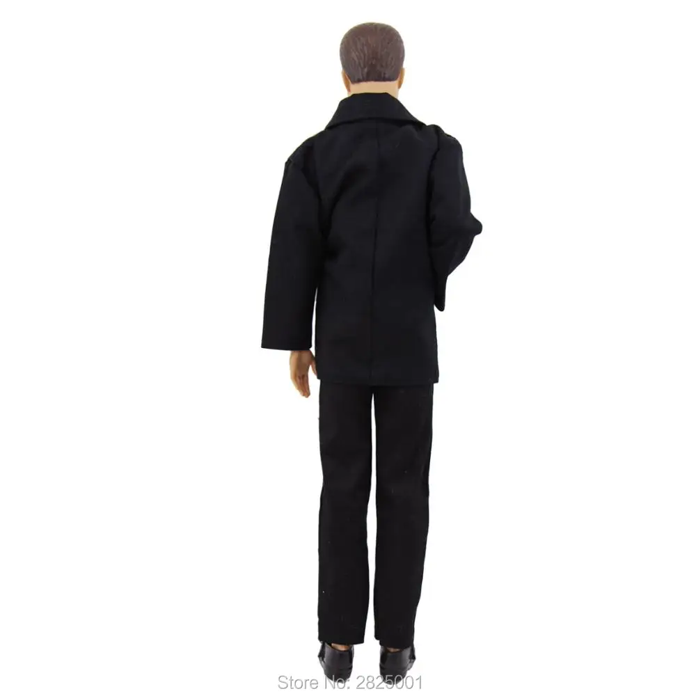 Ручной работы в классическом стиле смокинг кукольный наряд черный формальный