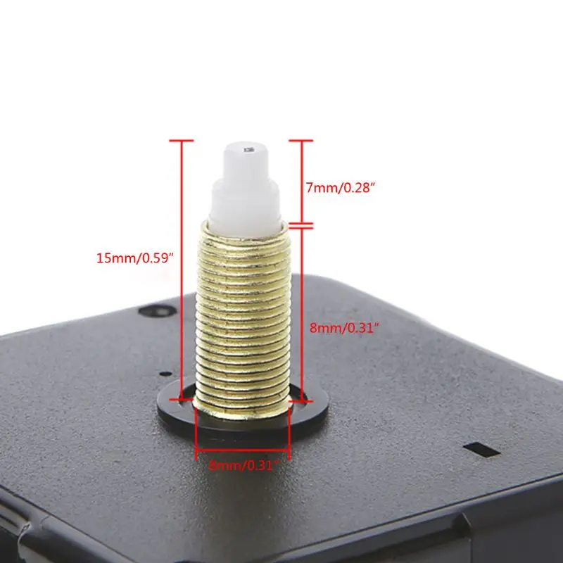 

Quartz Clock Movement Mechanism Hands Wall Repair Tool Parts Silent Kit Set DIY 8#