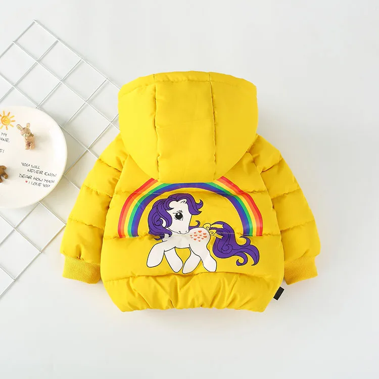 Infant Girls Coat 2018 Winter Down Jacket for Baby Cartoon Warm Outerwear Hooded Newborn Clothes | Детская одежда и обувь