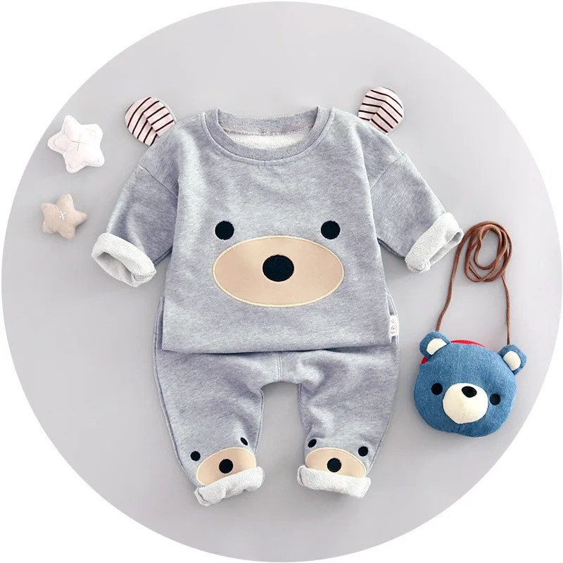1 2 3 4 Year Boys Clothes Long Sleeve Cartoon Shirts Pants 2pcs Kids Suits for 2018 New Spring Toddler Children Clothing Se | Детская