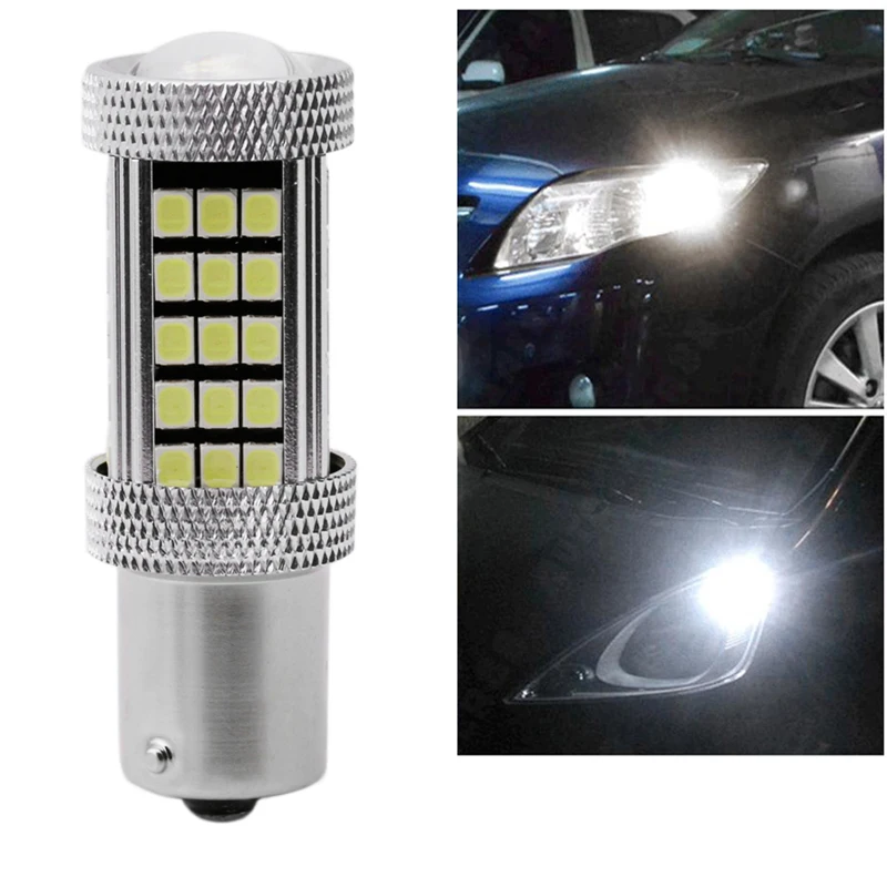 Высокое качество DC 12V 1156 2835 63 светодиодный 6000K автомобильный проектор