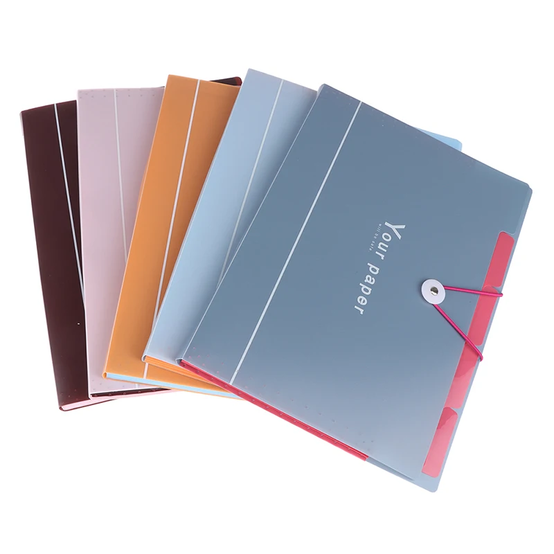 Новинка 5 ячеек Сумка для документов папка файлов расширяющийся кошелек