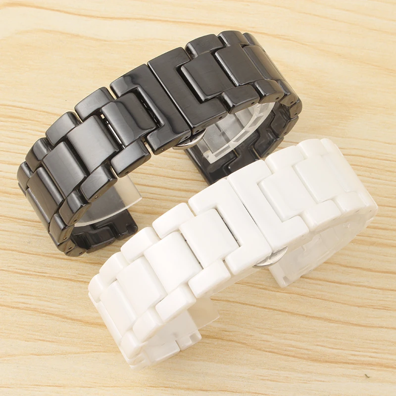 Керамический ремешок для часов ticwatch 2/1/E Gear S3 классический S2 аксессуары смарт 18 20 22