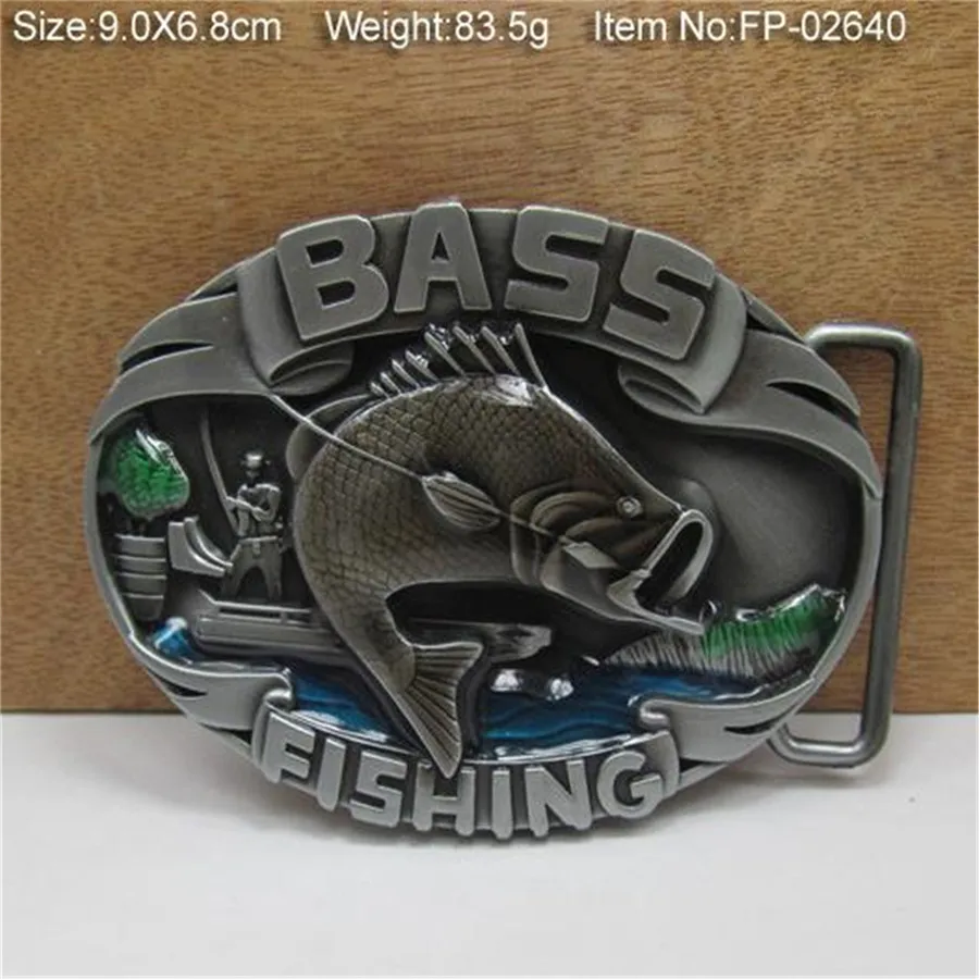 Для женщин Мужская одежда ковбой пряжки ремня Аксессуары Роскошные рыбалка bass oval