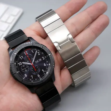 Браслет из нержавеющей стали для Samsung Gear S3 Classic Frontier ремешок часов Huawei Watch 2Pro Huami|watch