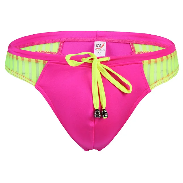 Мода Drawstring мужские прозрачные стринги человек Купальники для малышек